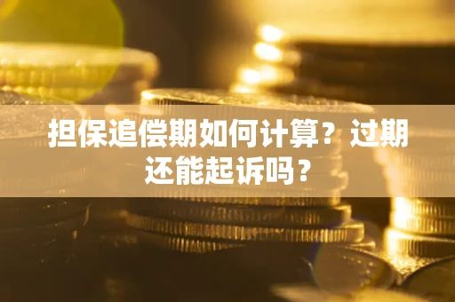 北京担保追偿期如何计算？过期还能起诉吗？