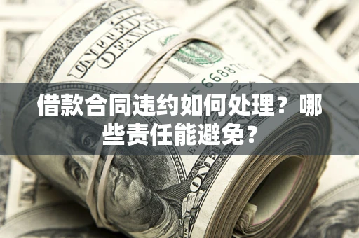 北京借款合同违约如何处理？哪些责任能避免？